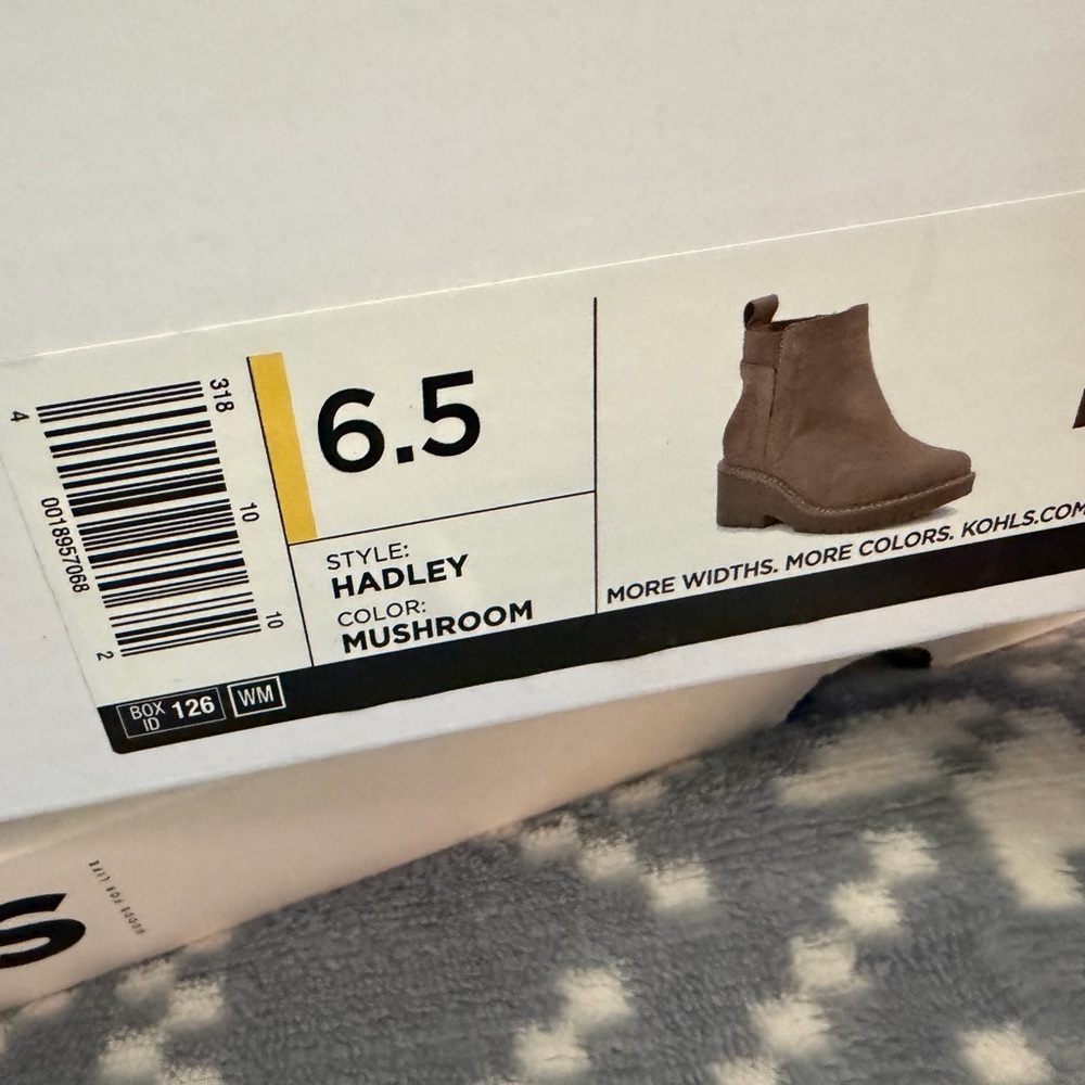 Suede Chelsea Platform Booties in Light Brown - Picture 4 of 4